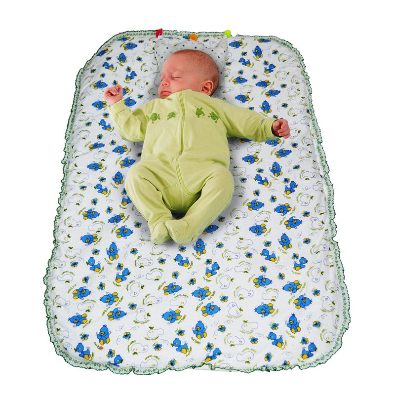Creative Textiles Cozy Printed Cotton Baby Bedding Set 100 X 70 cmSoft Cotton Material NestUltra Soft Cusioned - Image 2