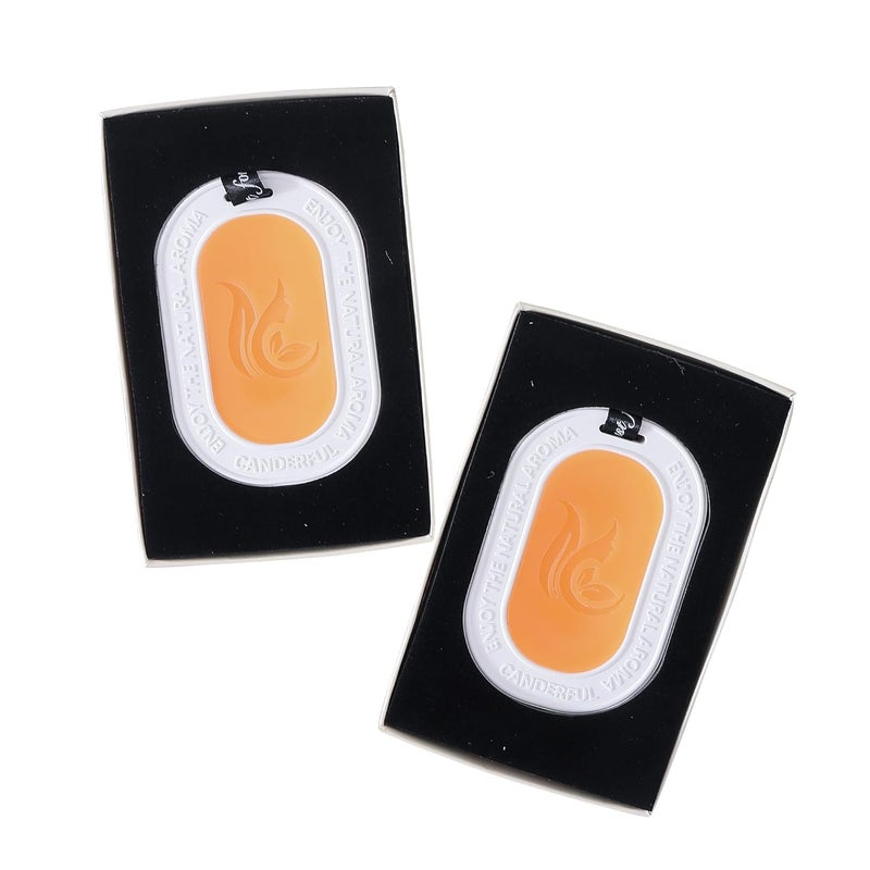 Homestic Homestic Wax Air Wardrobe Freshener Pack of 2 Orange Fragrance 45g Each Lasts Up to 6 Months Air Freshener for Home Drawer Closet Cars Wardrobe Natural and Eco Friendly  - Image 5