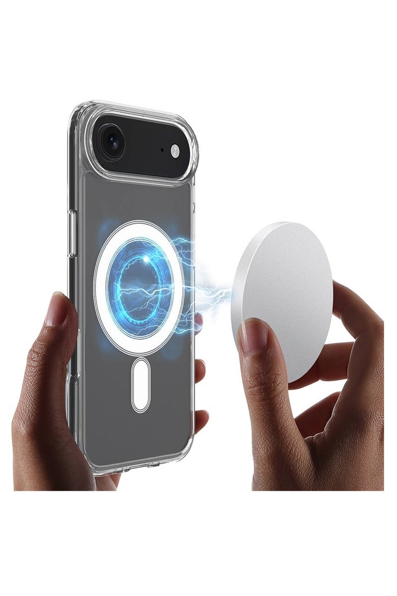 TIGER iPhone 17 Air 2025 Clear Magnetic Case Compatible with MagSafe,Slim Anti-Yellow,Mil-Grade Drop Protection 6.7-inch iPhone 17 Air Cover- Crystal Clear - Image 2