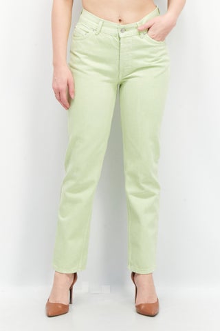 Women Regular Fit Mid Rise Straight Leg Denim Jeans, Lime Green - pzsku/Z3648E89C474D4DAA777DZ/45/1747056680/490b4d36-8a0a-4d87-9190-a4530d90bde6