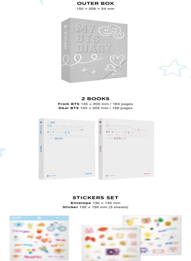 CAKE My BTS Diary - Truly Understanding BTS' Korean Messages, Official BTS Merchandise, BTS Journal Concept Book Package, Learn Korean Slang & Buzzwords, Basic to Intermediate Level, Perfect Gift for Army - Image 3