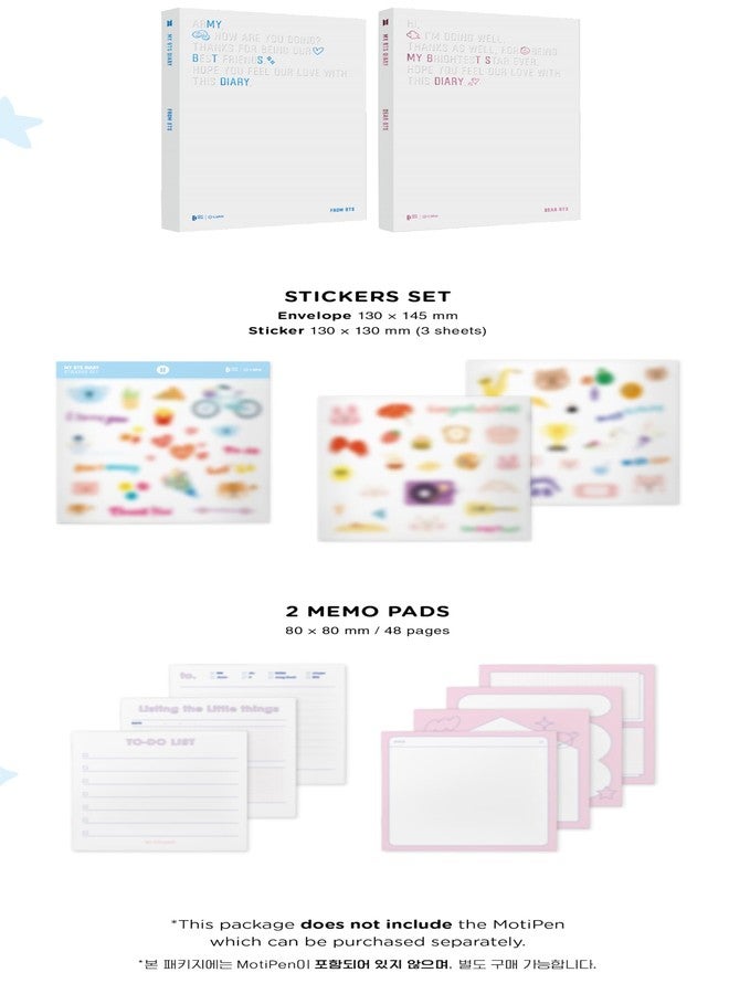 CAKE My BTS Diary - Truly Understanding BTS' Korean Messages, Official BTS Merchandise, BTS Journal Concept Book Package, Learn Korean Slang & Buzzwords, Basic to Intermediate Level, Perfect Gift for Army - Image 5