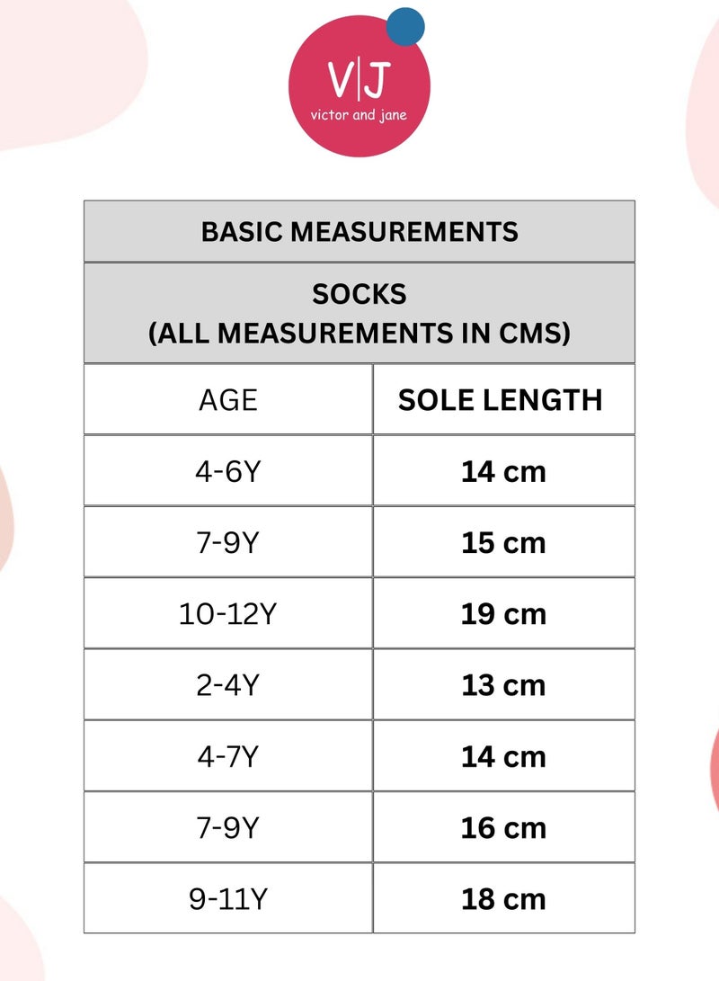 victor and jane PACK OF 3 PLAIN ANKLE LENGTH SCHOOL SOCKS - Image 3