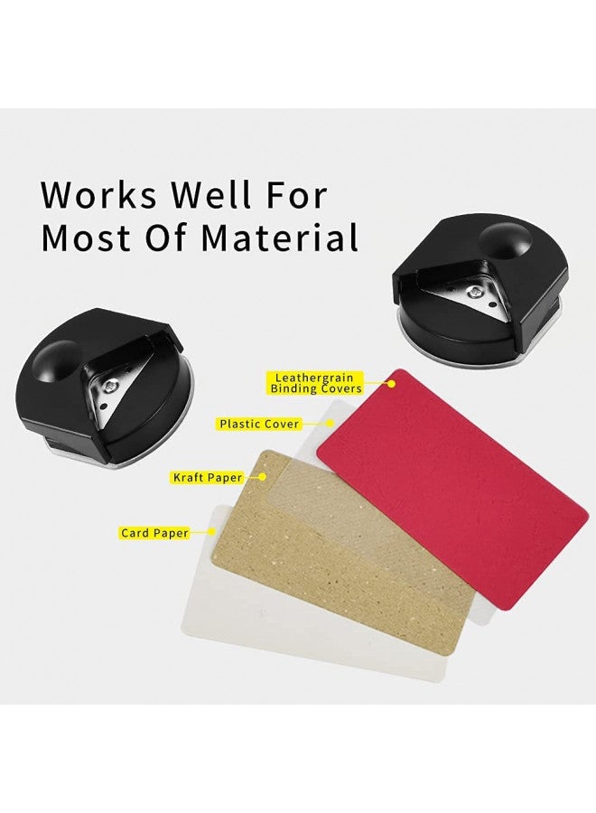 Rayson CRP4MMBK-US Corner Rounder Punch, 4mm Corner Cutter Tool, Black - Image 1