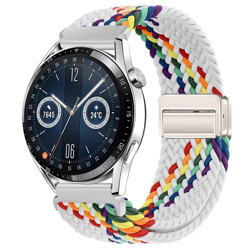 Bluejw Nylon Woven Replacement Watch Strap for Samsung Galaxy Watch 7 / Galaxy Watch GT3 / Huawei Watch GT4 – 18mm 20mm 22mm Smartwatch Band - Image 1