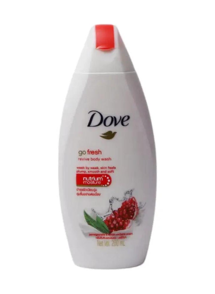 دوف غسول الجسم جو فريش برائحة الرمان والليمون واللويزة 200 مل