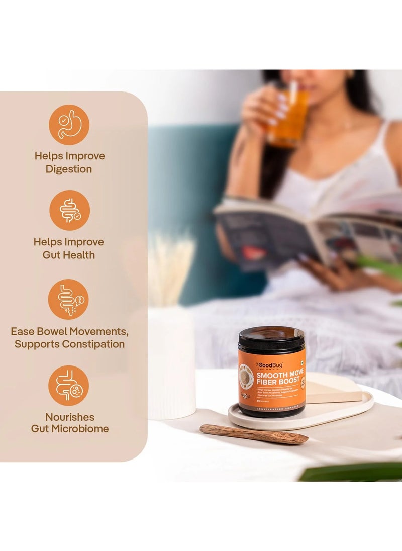 The Good Bug - Smooth Move Fiber Boost 30 Servings Powder - Image 1