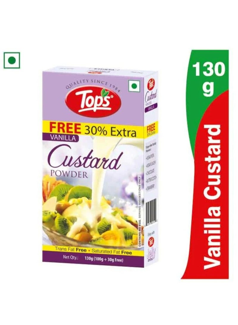 توبس مسحوق الكاسترد الفانيليا 130 جرام