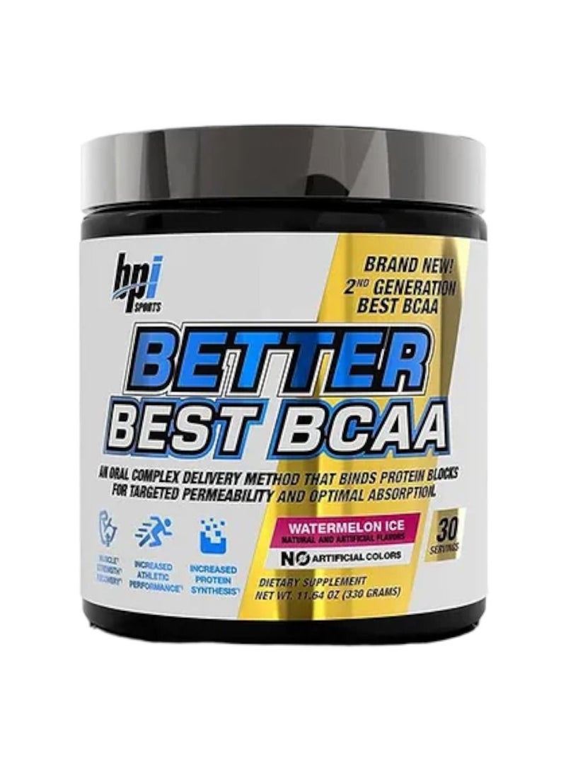 BPI SPORTS Better Best BCAA, Watermelon Ice Flavor , 30 Serving - Image 1