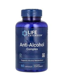 Life Extension Anti-Alcohol Complex 60 Capsules 