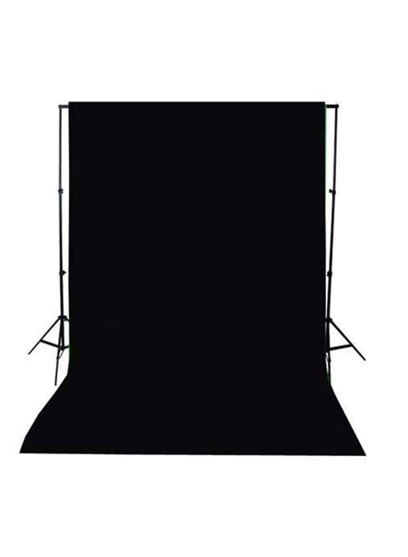 قماش غير منسوج صورة التصوير الفوتوغرافي الخلفية قماش الخلفية (1.5x3m أسود) - Image 1