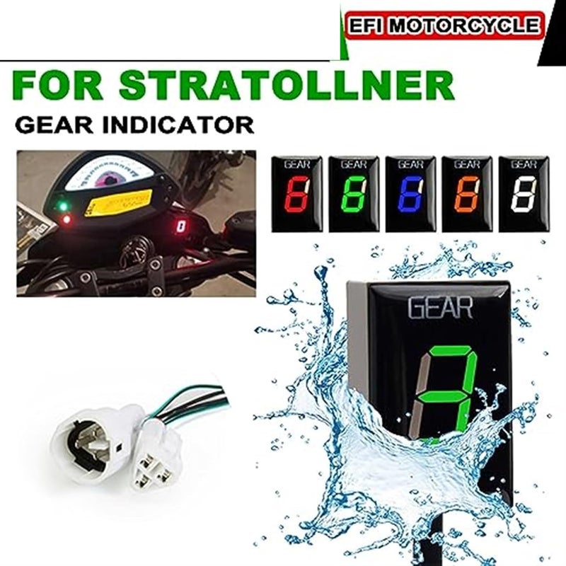 DEMULAX Motorcycle Gear Indicator 1-6 Level Display - Image 5