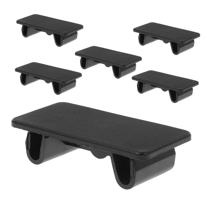 6pcs Rocker Panel Cover Hole Filler Black Enhanced Safety Easy Installation for Automotive Boat - Image 2