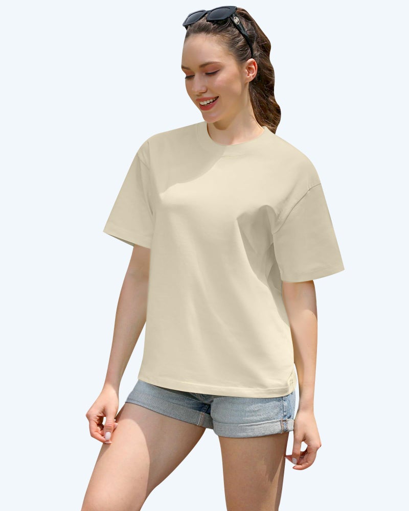 Eadali 3 Pack Men’s Oversized T-Shirts – Drop Shoulder Crewneck Heavyweight 280g Cotton Summer Loose Fit Short Sleeve Casual Tees for Men & Women - Image 3