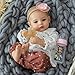 KSBD Reborn Baby Dolls 18 Inch Realistic Baby Doll Girl Real Life Baby Dolls with Cute Soft Vinyl Body Real Baby Doll Newborn Lifelike Baby Gift with Accessories for 3 Years Old Kids - Image 3