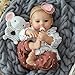 KSBD Reborn Baby Dolls 18 Inch Realistic Baby Doll Girl Real Life Baby Dolls with Cute Soft Vinyl Body Real Baby Doll Newborn Lifelike Baby Gift with Accessories for 3 Years Old Kids - Image 2