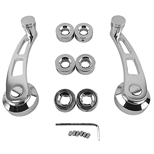 Tbest Car Window Handle 2PCS Car Auto Window Crank Handle Set Car Accessory for Older Window Handle Crank Window Crank Handle Crank Window Handles - Image 1