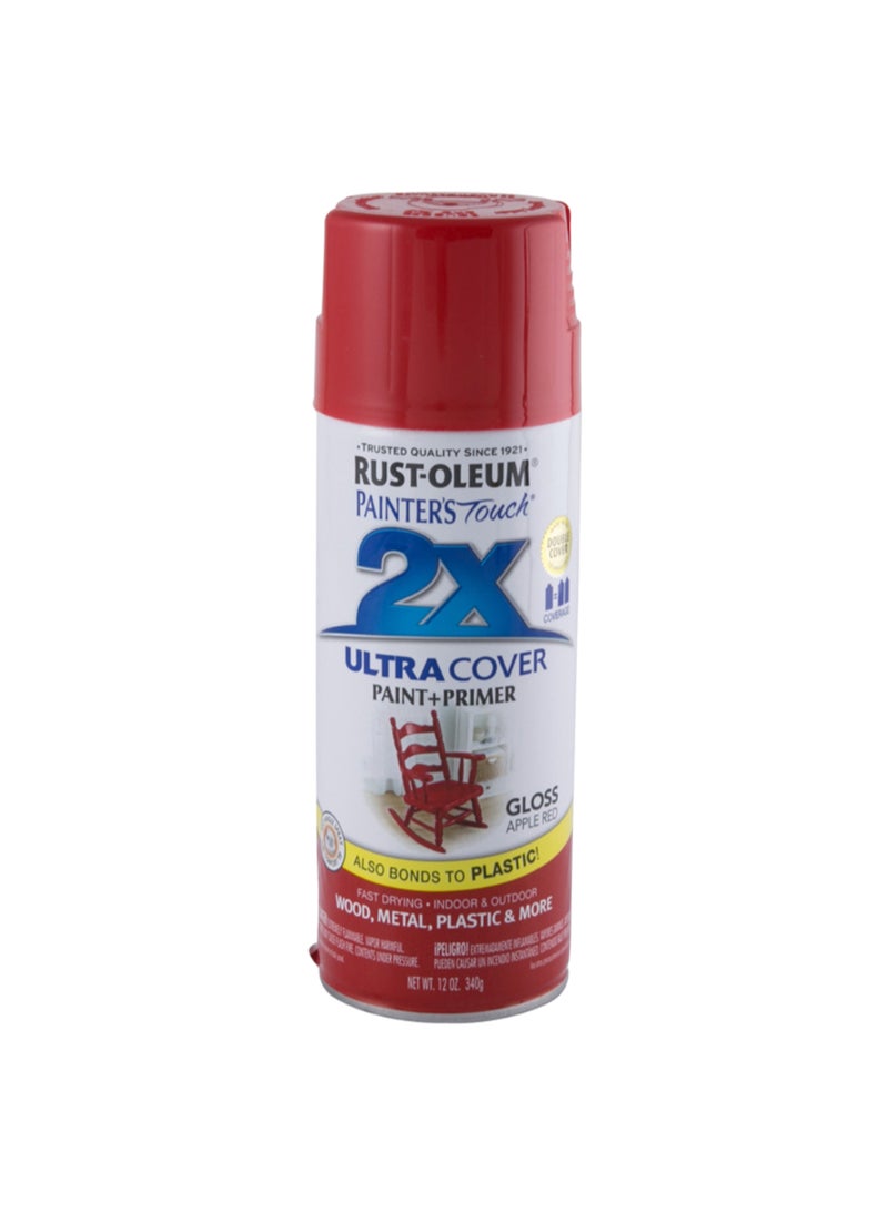 RUST-OLEUM Rustoleum Painter's Touch Ultra Cover 2x Spray (354.8 ml, Gloss Apple Red)