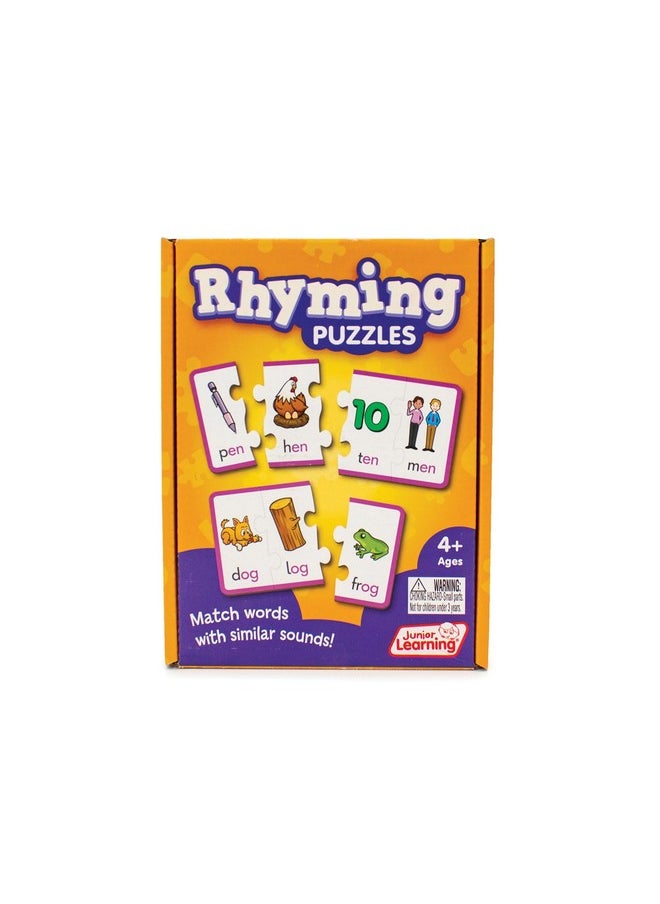 Junior Learning Junior Learning JL656 Rhyming Puzzles, Multi 