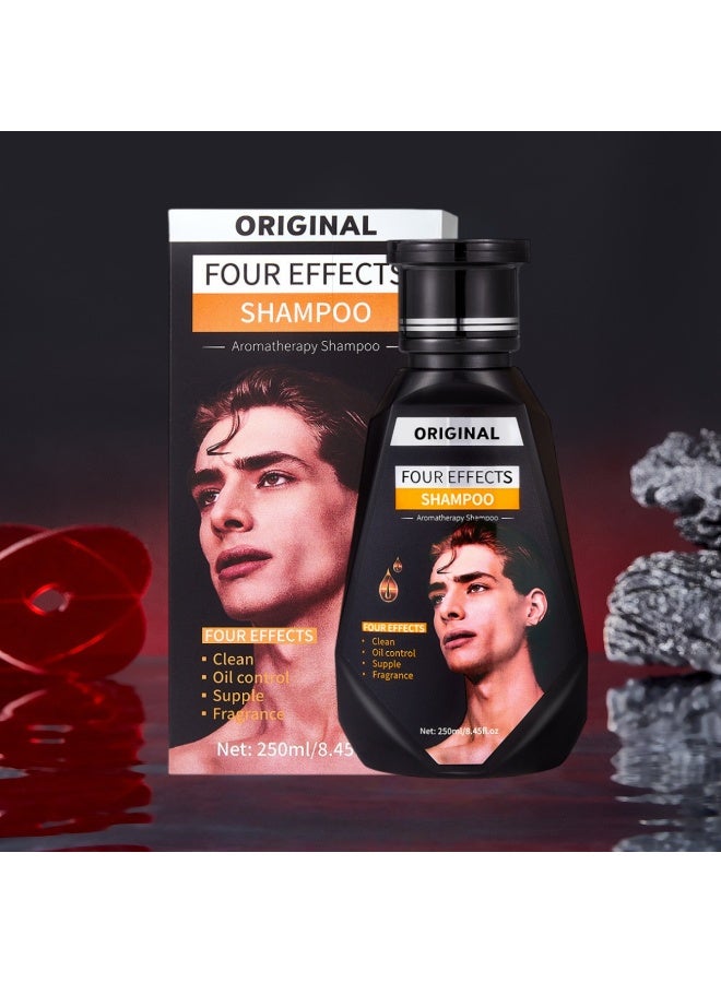 أوريجنال شامبو معطر للرجال 4 في 1، ينظف الشعر ويتحكم في إفراز الزيوت، ويتركه ناعمًا ومعطرًا، 250 مل - Image 1