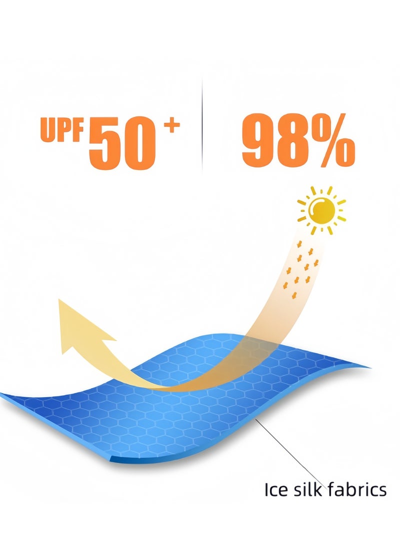 Women's Sun Protective Gloves- UPF 50+ UV Sun Protection,Women's Gloves Quick Dry Anti Slip Driving Gloves,Touch Screen Gloves for Cycling Riding Outdoor Sports,Grey - Image 2