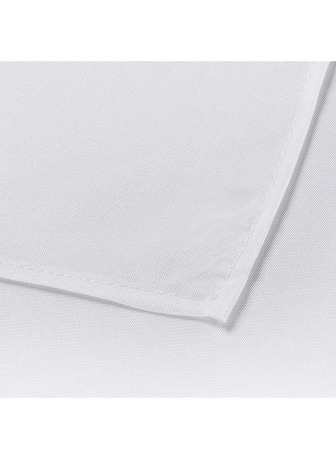 Ascoza 2pack 60x102 Inch White Rectangular Tablecloth 6 Feet Table Cloth in Polyester Fabric for Wedding/Banquet/Restaurant/Parties - Image 3
