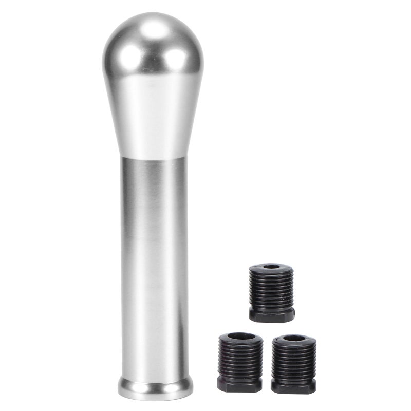 Weighted Aluminum Alloy Shift Knob - 3 Plastic Adapters (8mm, 10mm, 12mm) Universal Gear Stick Knob for Manual or Automatic Car Replacement - Image 1