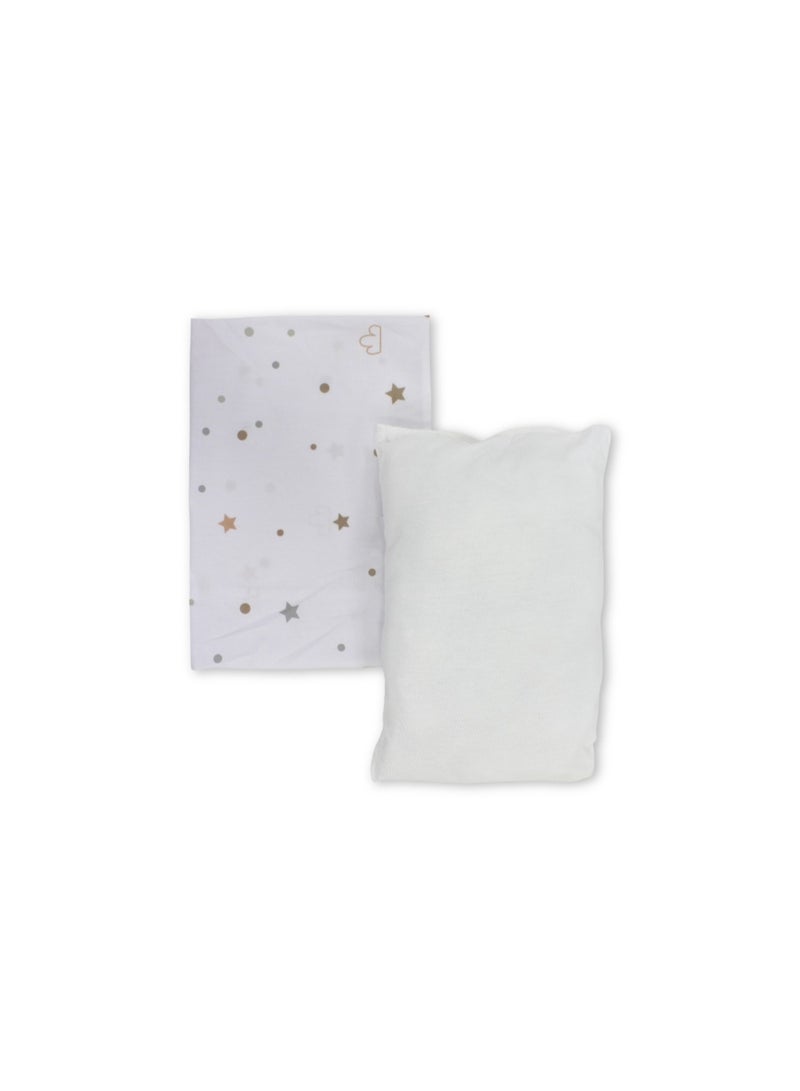 Berceau Cotton Pillow + Pillowcase – Stars Print - Image 2