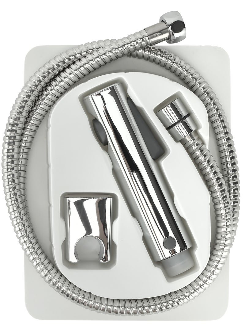 GEEPAS - Cylo Shattaf Set GSW61128, Soft Spray Non Stop Water Jet with Easy Switch On, High Quality ABS Material, G1/2" Thread, Suitable Water Temperature- 60-Degrees Celsius, For Bathroom Use - Image 1