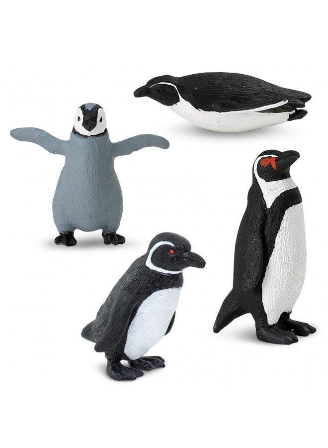 Safari Ltd. Safari Ltd Penguin TOOB With 10 Fun and Flightless Figurines, Including Gentoo, Humboldt, Chinstrap, Rockhopper, Galapagos, Adelie, Swimming, Sliding, Baby, And Penguin With Baby Ages 3 And Up  - Image 5