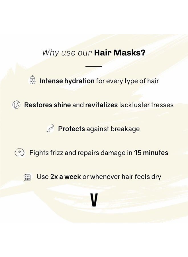 oVertone Haircare The Remedy Colorless Hydrating Mask with Shea Butter & Coconut Oil, Cruelty-Free, 8 oz - Image 5