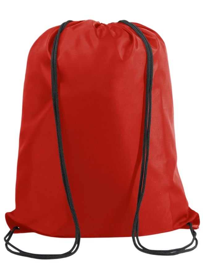 Drawstring Backpack Bag Bulk, Gym Cinch Sackpack 43x33 cm – Lightweight Durable Polyester Sport Backpack with Drawstring Closure, Large Capacity Foldable Travel Bag for Gym, Beach, Hiking, Yoga, Swimming & DIY Custom Printing - Image 1