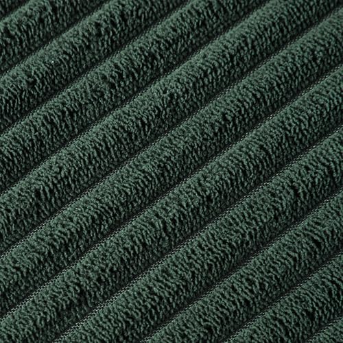 Fancy Homi Set of 2 Dark Green Boho Decorative Throw Pillow Covers 18x18 Inch with Pom-poms for Living Room Couch Bed Sofa Bedroom Indoors, Modern Farmhouse Boho Vintage Army Green Home Decor - Image 5