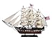 Hampton Nautical Wooden USS Constitution Tall Model Ship 24 Brown - Image 3