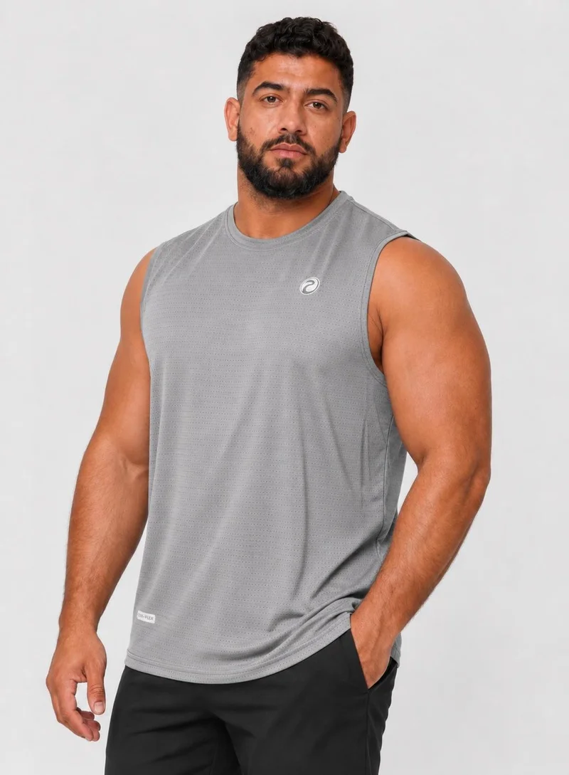 Prima Ace Airflow Tank Plus Size Premium Light Grey
