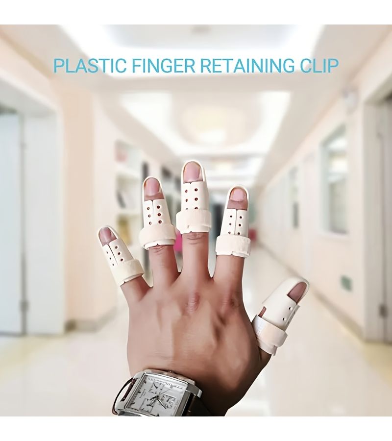 2 Pcs Adjustable Finger Splint Mallet Finger Support Brace For Finger Joint Immobilizer Size 5 - Image 5