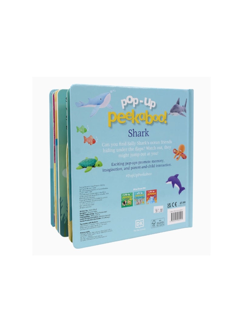 DK Pop-Up Peekaboo! Shark Board Book - Image 3