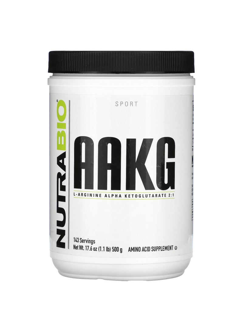 NutraBio AAKG, 1.1 lb (500 g)