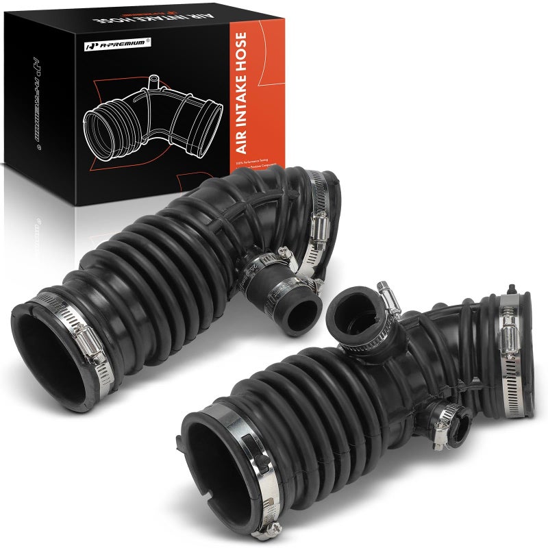 A-Premium APremium Engine Air Clean Intake Tube Hose with Clamps Compatible with Infiniti FX35 2009 2010 2011 2012 35L