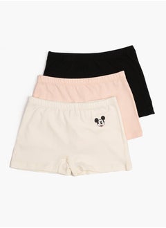Carina Pack of 3 Girly Brief Shorts  - Image 2