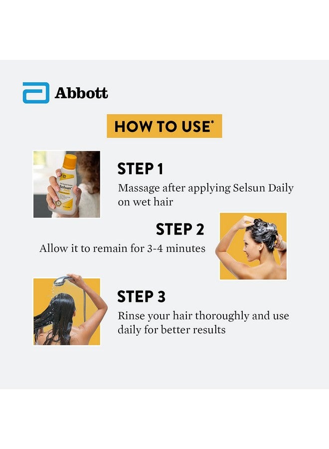 Selsun Daily Anti Dandruff Shampoo, Clears Away Dandruff Flakes, Relieves From Dandruff Related Itching, Conditions Hair (120Ml) - Image 5