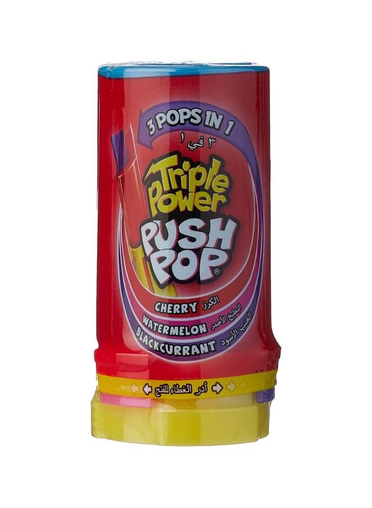 Bazooka Triple Power Push Pop 34g