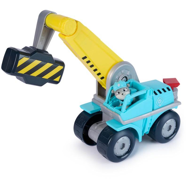 Rubble & Crew Motor Mega Hammer Vehicle, 10-Inch Construction Truck with Motor Action Figure, PAW Patrol Kids Toys for Boys & Girls Ages 3 and Up - Image 4