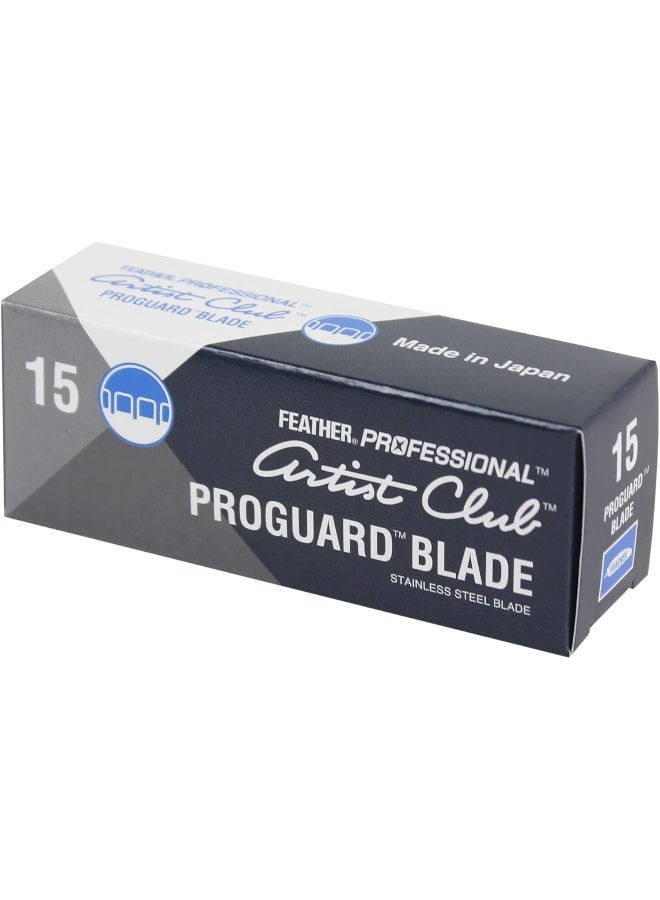 Feather Artist Club ProGuard Razor Blades 15 Count - Image 1