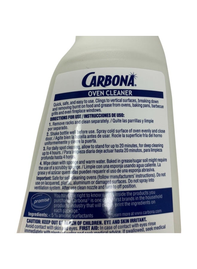 CARBONA Non-Drip and Fume-Free with Concentrated Formula Oven Cleaner Spray Bottle - Image 4
