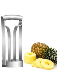 Pineapple Corer, Stainless Steel Pineapple Corer, Reinforced, Thicker Bladepeeler Premium Pineapple Cutter Corer Fruit Slicer, Super Fast Pineapple Corer, Easy Kitchen Tool