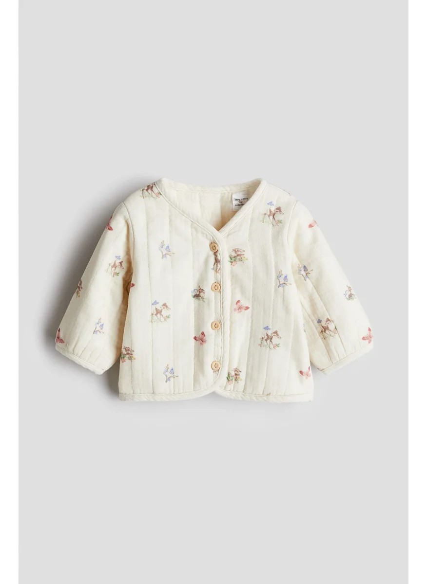 H&M Quilted Cotton Muslin Jacket