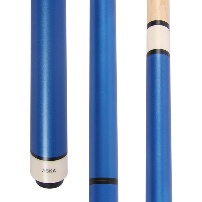 ASKA 25-Ounce Heavy Hitter Matte Jump Break Cue Stick JBC, 3pc Cue, Jump/Break Cue. 14-mm Tip, Hard Rock Canadian Maple Shaft (Matte Black) - Image 1