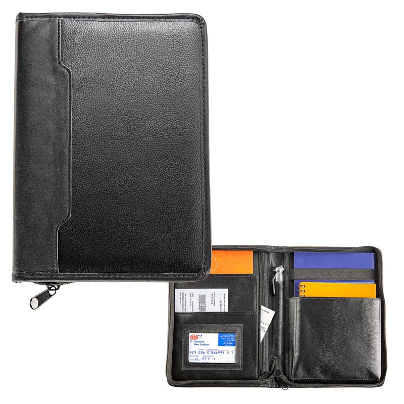 High Road Car Owners Manual Case and Glove Compartment Document Holder Pebbled Faux Leather Glove Box Organizer for Car SUV Truck