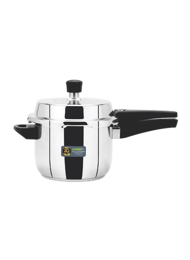 Royalford 2L Stainless Steel Pressure Cooker RF13018 Faster Cooking, Comfortable Handle Compatible with Induction, Gas, Hotplate, Ceramic and Halogen Cooktops - Image 1